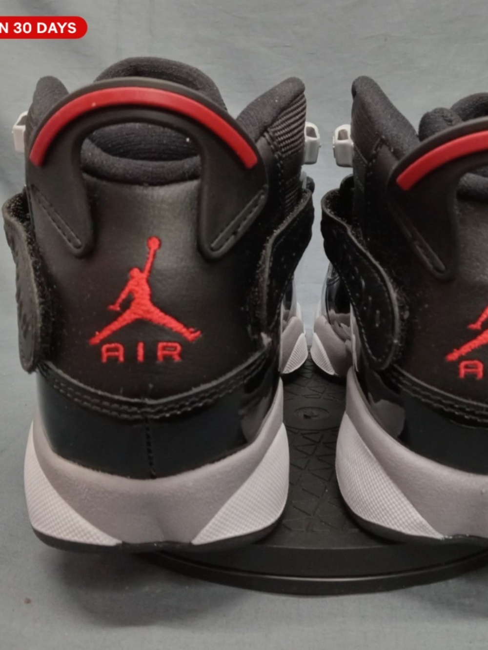 Jordan 6 Rings Black White Gym Red (GS) - UK 5 NWT - Picture 5 of 7
